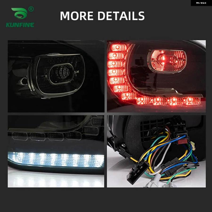 並行輸入品 車用 テールライト アセンブリ VW GOLF6 MK6 R20 2008-2013 ブレーキライト と 車用LED テールライトの画像
