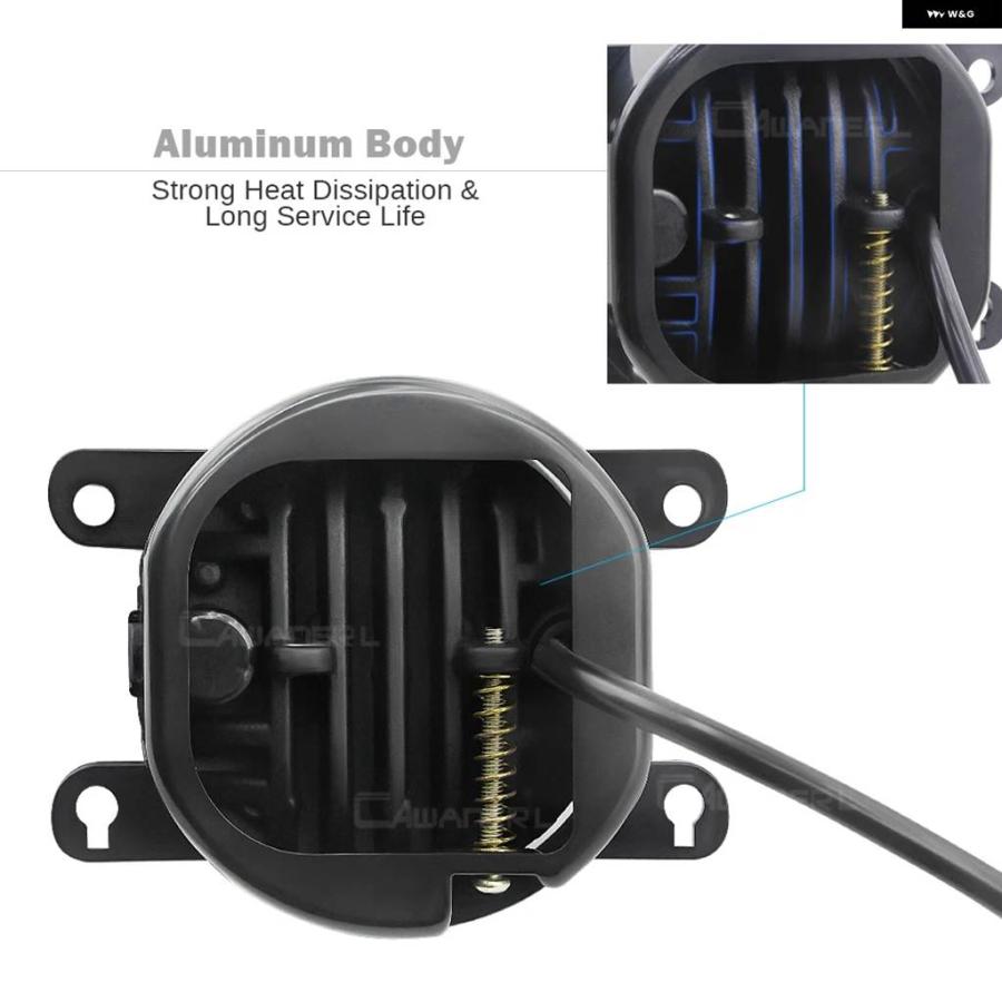 並行輸入品 フォグライト アセンブリ ポルシェ カイエン 955 2002-2015 車用 フロント バンパー LED フォグランプ DRL 30W 6000LM 12Vの画像