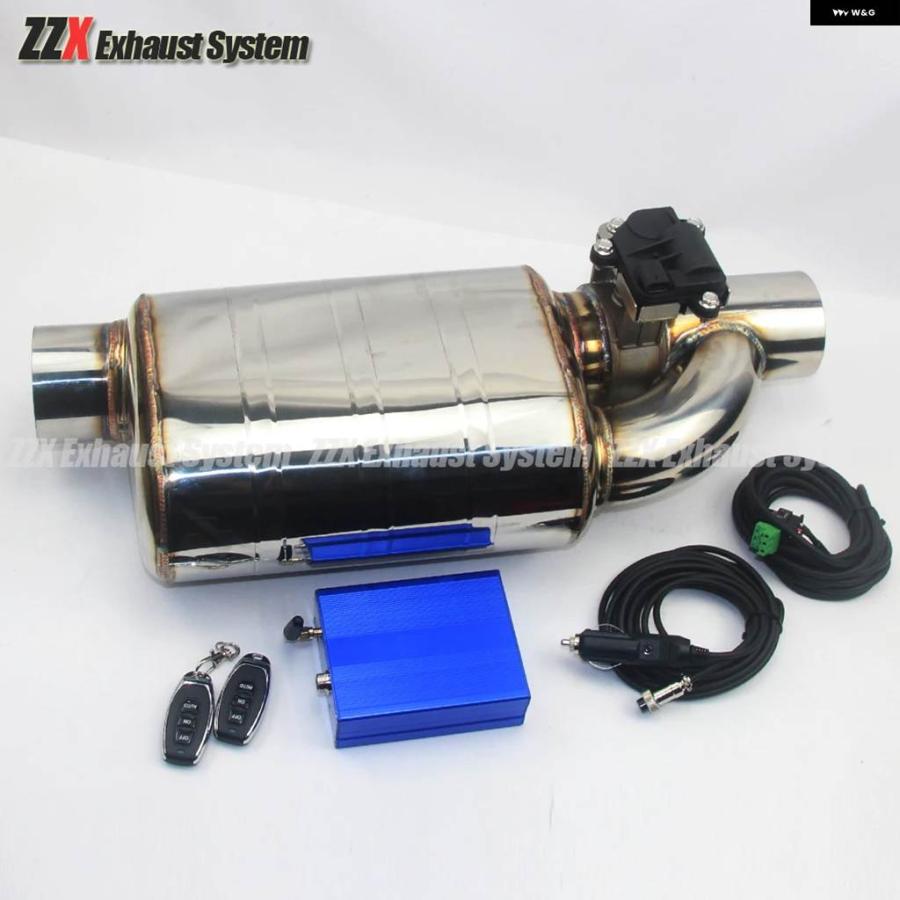 並行輸入品 車用マフラーマフラー 304 ステンレス 電子リモート コントロール バルブ マフラー E46用_10