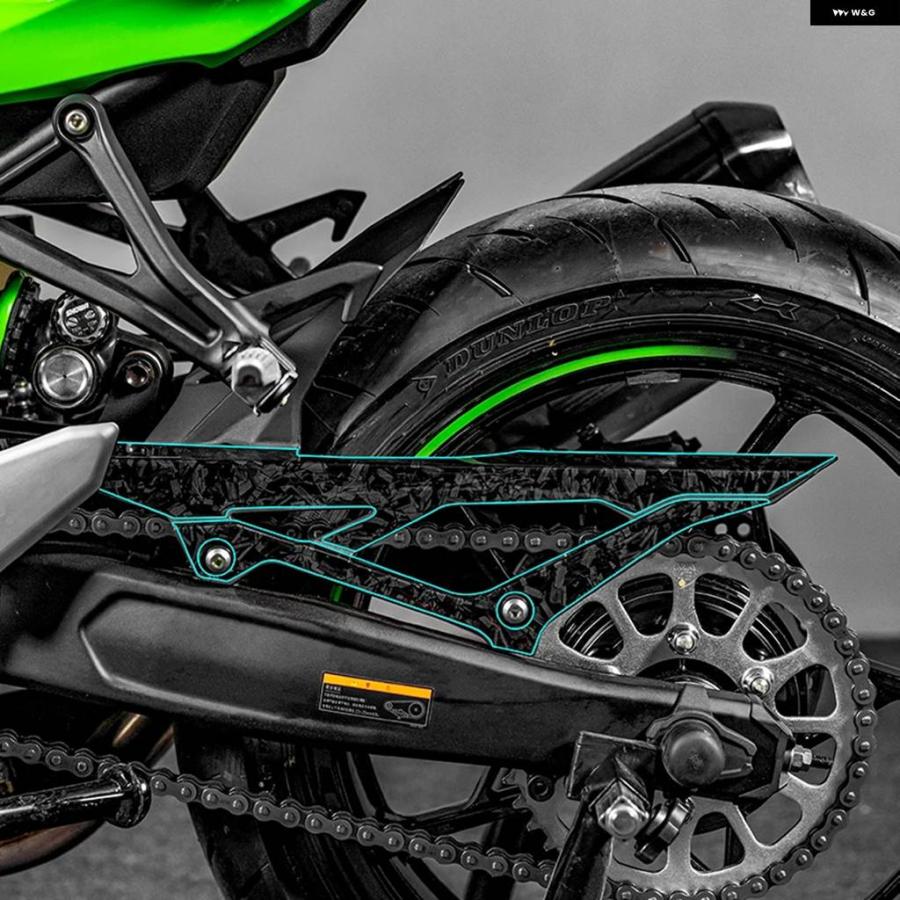 並行輸入品 カワサキ ZX4R ZX4RR バイク カーボン ステッカー 装飾