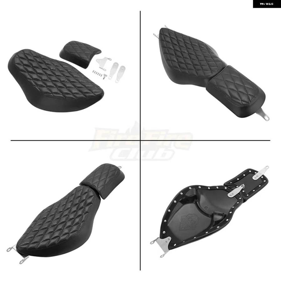 並行輸入品 ハーレー スポーツスター XL48 XL883 XL1200 2004-2020 バイク 運転席 リア クッション_2