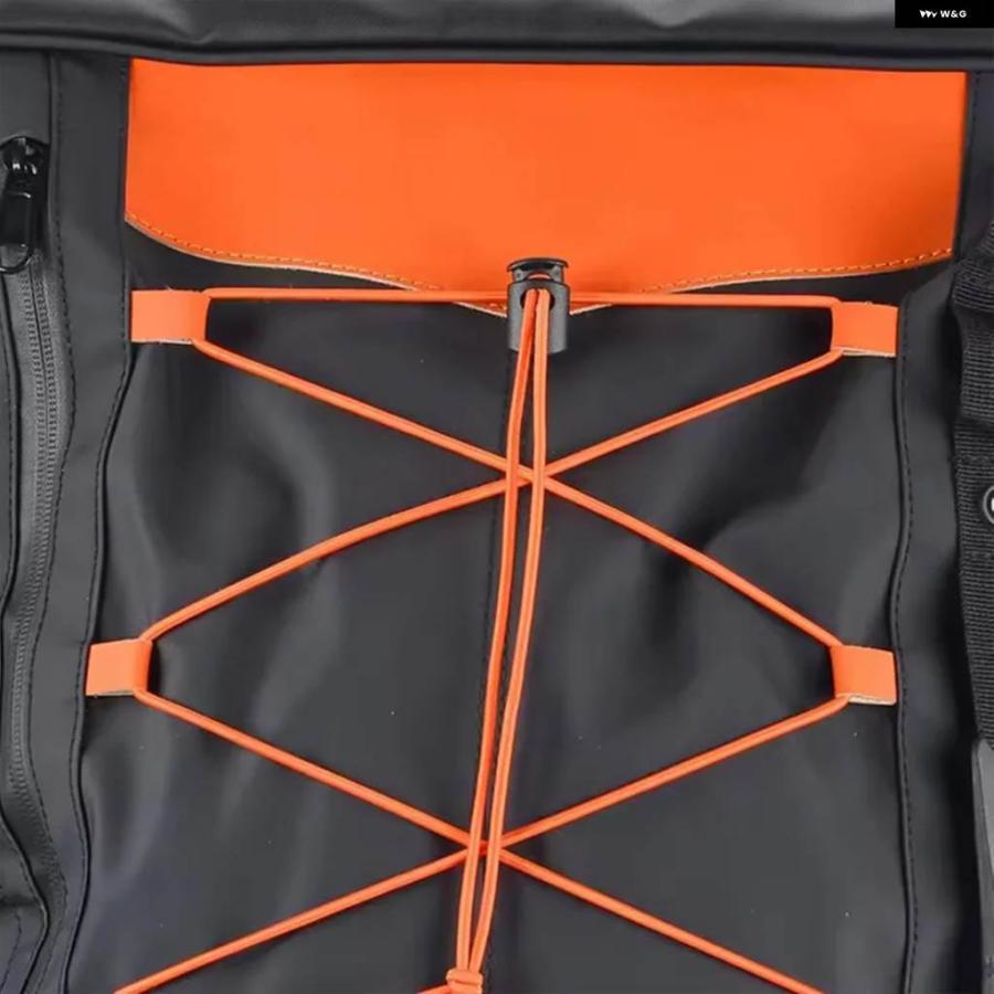 並行輸入品 30〜65L 大容量 防水 バイク シーシーバー バッグ ツーリング用 テールラックバッグ バックパック ハーレー_2