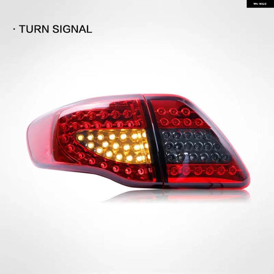 並行輸入品 トヨタ カローラ 2007 2008-2010 車用 LED トレーラーライト テールランプ リアシグナルの画像