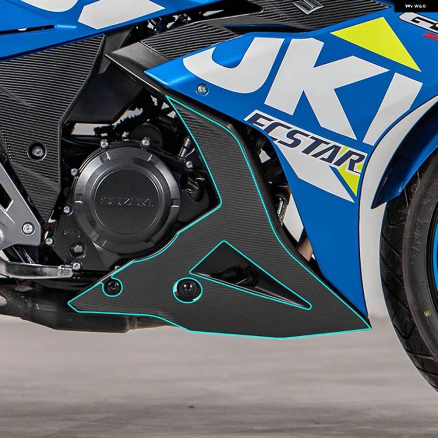 並行輸入品 GSX250R バイク カーボン フェアリング ステッカー キット