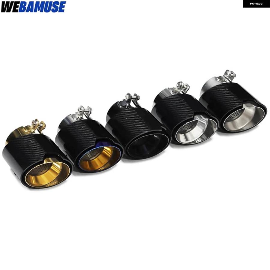 並行輸入品 BMW M2 M3 M4 G87用マフラー Mパフォーマンスカーボンテール パイプ ステンレス ノズル排気 システムの画像