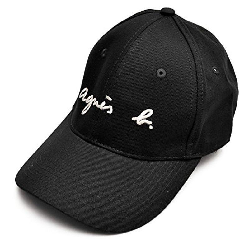 激安アウトレット B Agnes アニエスベー ブラック ショップバッグ付 キャップ ロゴ刺繍 正規品 財布 帽子 ファッション小物 Www Janvier Labs Com