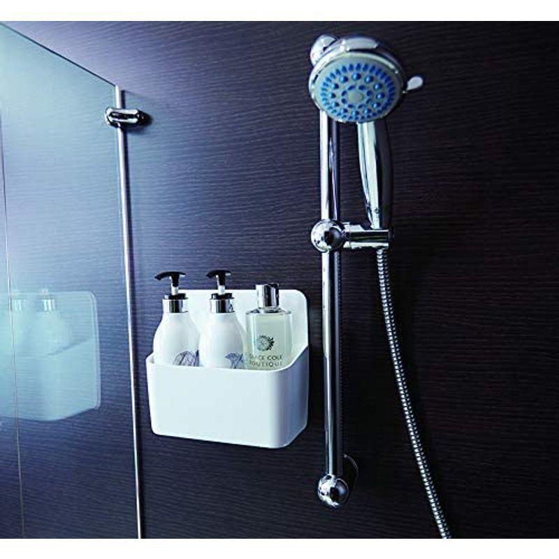 東プレ 浴室 マグネット式ボトル ラック 収納 ホワイト マグピタ MPB-001 W230×H210×D100(mm)｜calsshop｜08