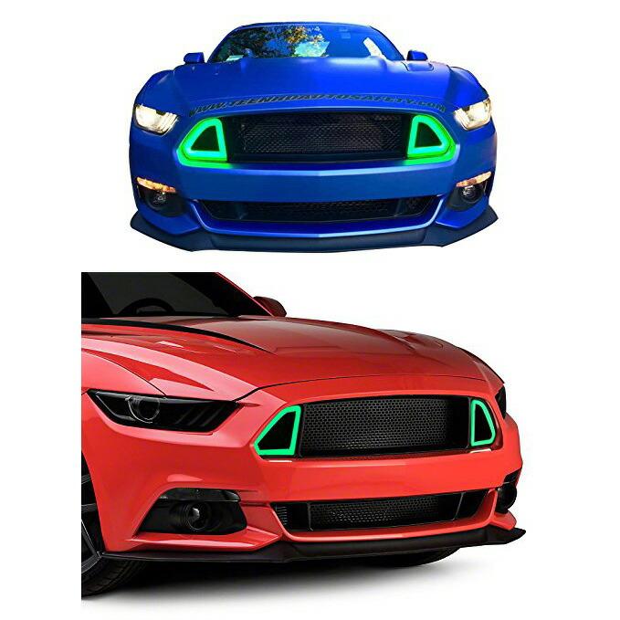 15-17y マスタング フロントグリル V6 GT エコブースト用 アッパー