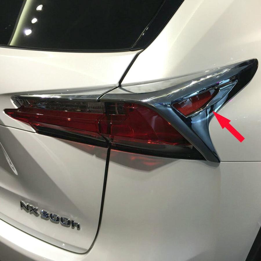15y- レクサス NX テールランプ クロームトリムカバーセットの画像