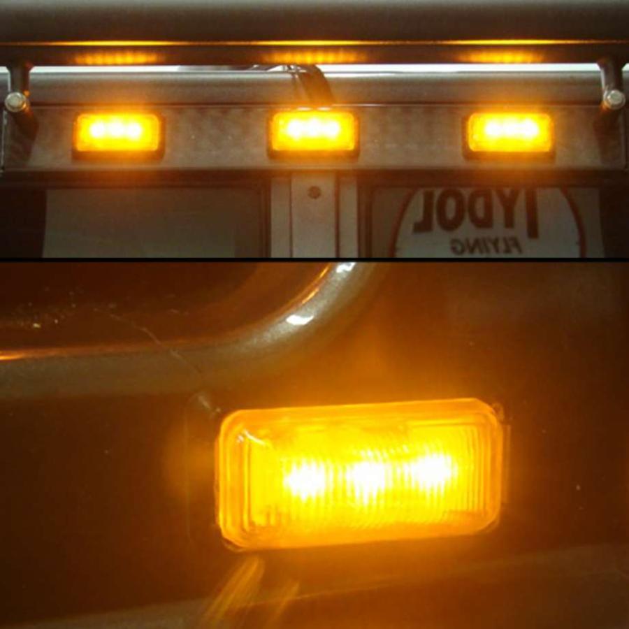 ハマー H1 LED クリアランスランプ ルーフマーカーランプ フロント