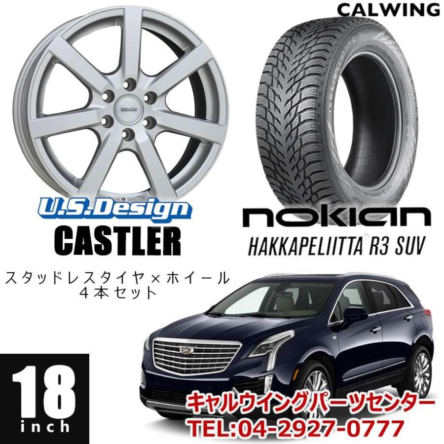 11y- SRX/XT5 スタッドレスセット キャスラー 18インチ ノキアン 