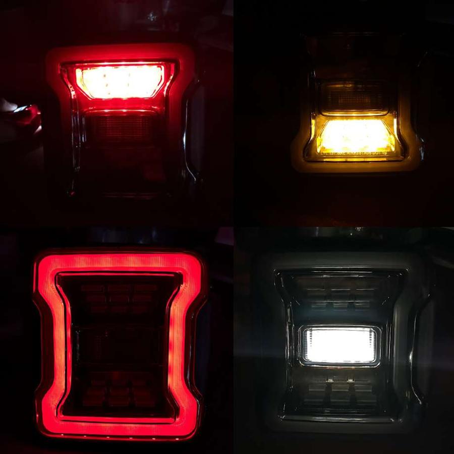 18y- ジープ ラングラー JL | LEDテールランプ スモーク 18y- ジープ ラングラー JL | LEDテールランプ スモーク