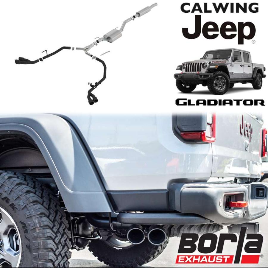 アメリカ Jeep マフラー☆未使用☆ジープ グラディエータ ４本出し マフラー【富山】保安基準適合品マフラー クライスラー Jeep 適応型式 ７ＢＦ－ＪＴ３６ ELFORD ジープ グラディエーター ウルトラパフォーマンスマフラー