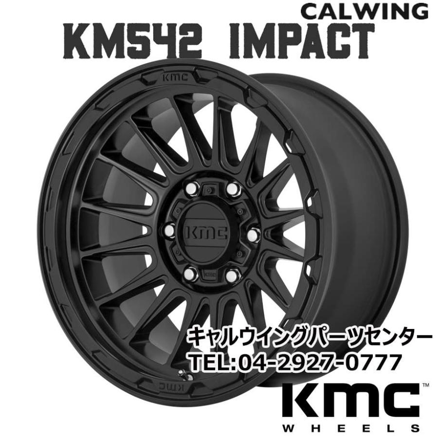 215サーフ 150プラド | ホイール KM542 IMPACT サテンブラック 17X9J+