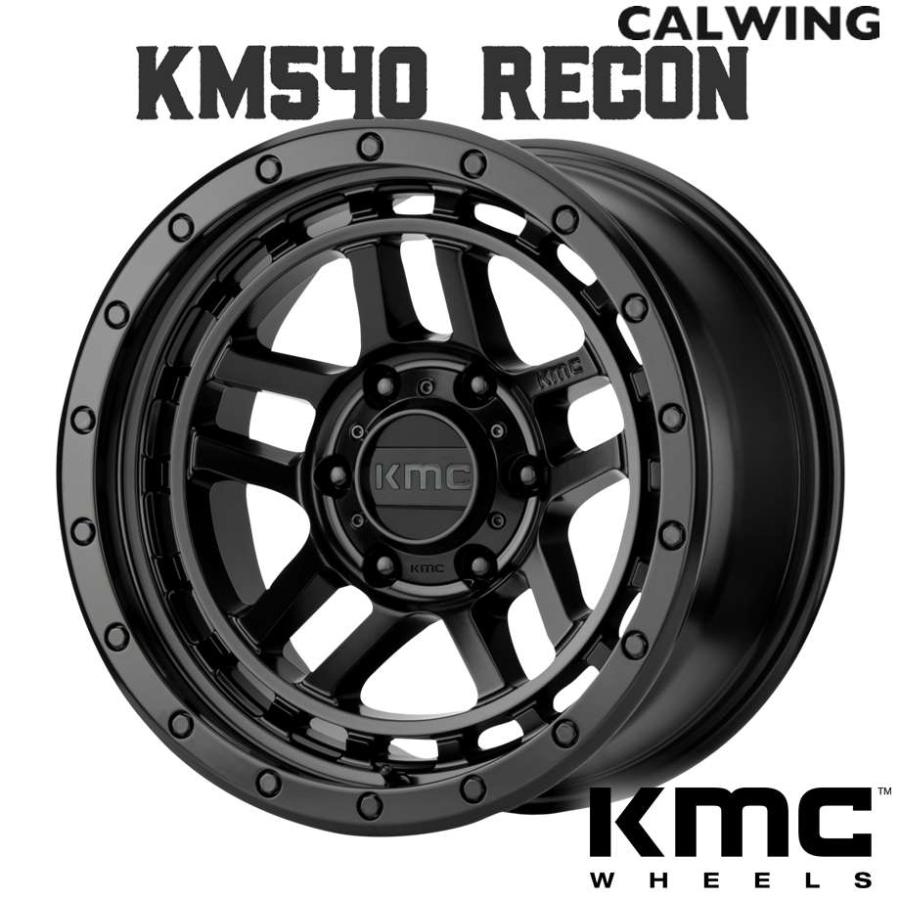 07y- ジープ ラングラー JK JL | ホイール KM540 RECON サテンブラック