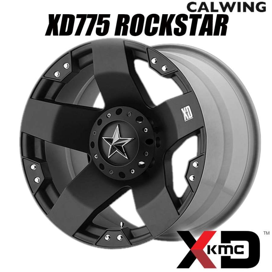 100/200系 ランドクルーザー | ホイール XD775 ROCKSTAR マットブラック 20X8.5 +50 5X150 1本 KMC ...