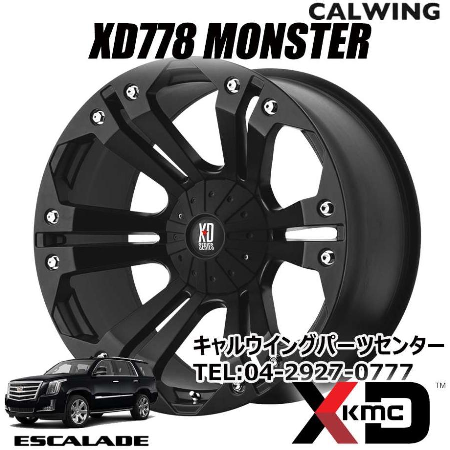 07y- エスカレード | ホイール XD778 MONSTER マットブラック