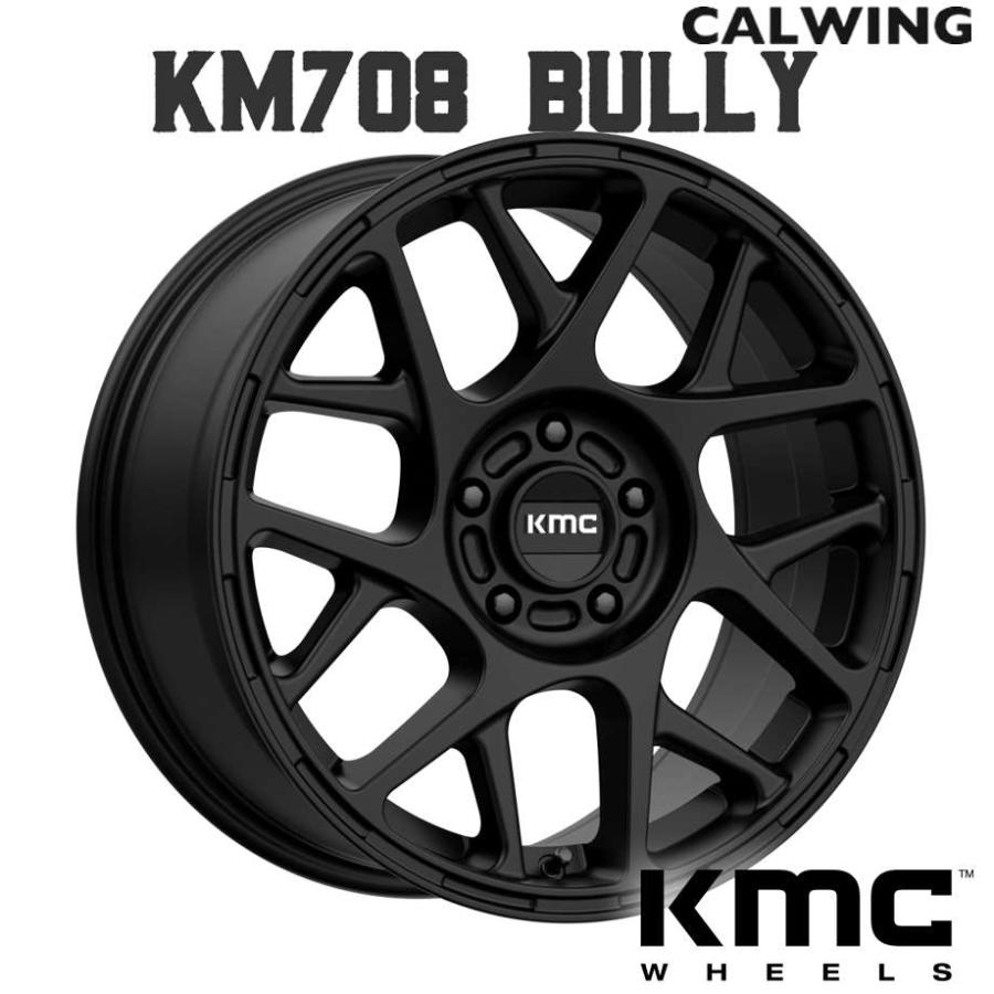 デリカ D5 | ホイール KM708 BULLY 17X8+38 5X114.3 サテンブラック 1