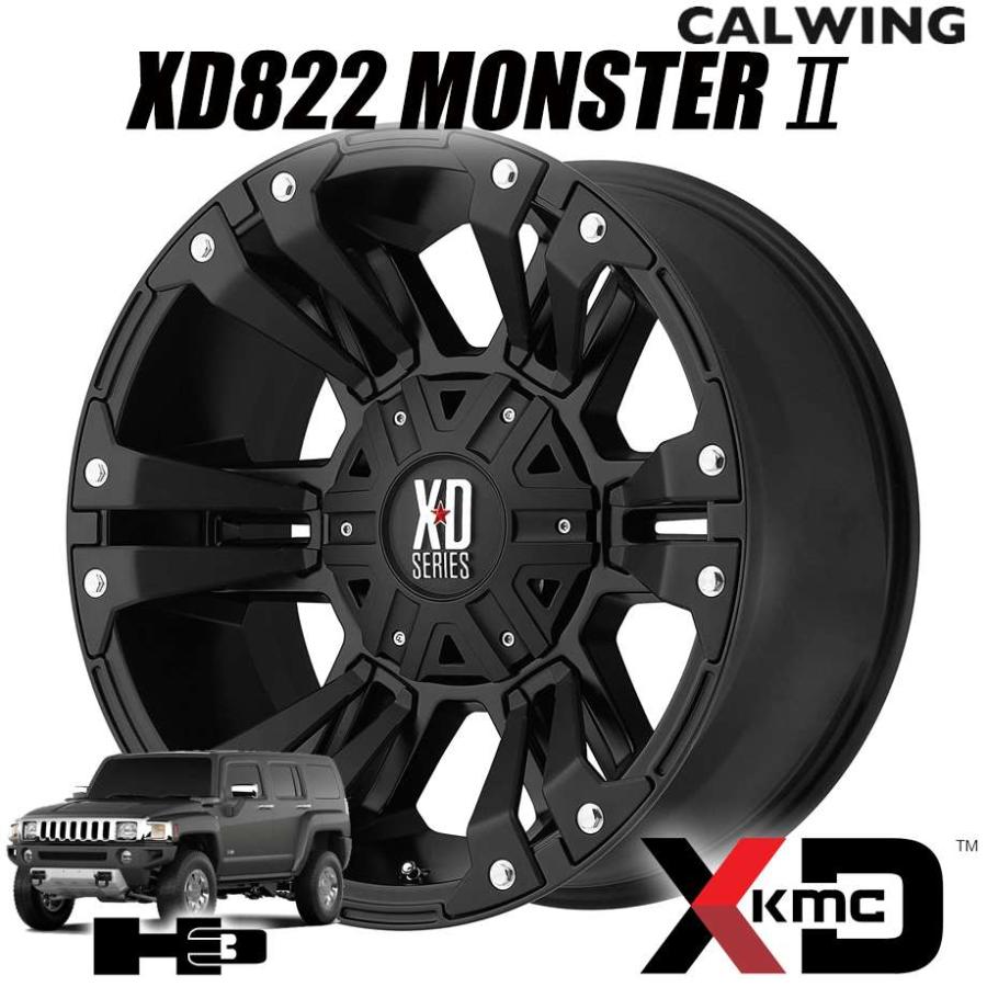 ハマー H3 | ホイール XD822 MONSTER 2 18X9+18 6X135/139.7 サテンブラック 1本 KMC : キャル ...