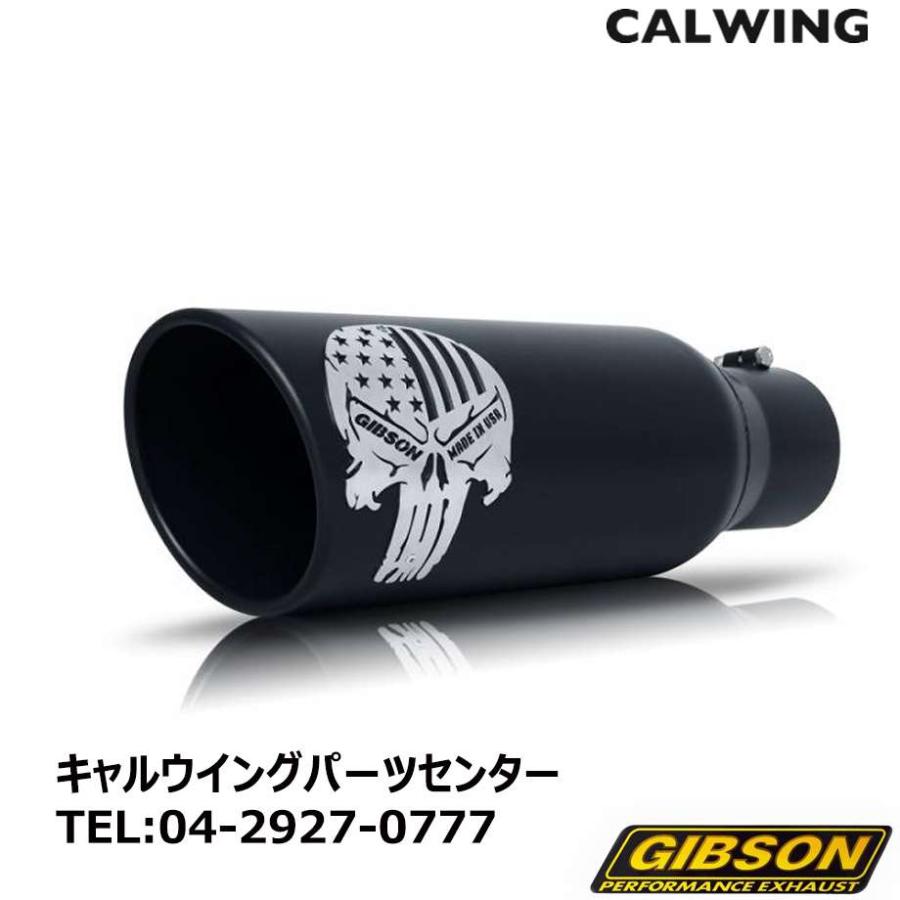 マフラーチップ ブラックセラミック 3.5インチ PATRIOT SKULL