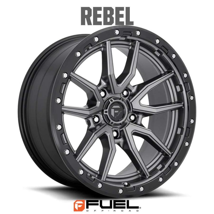 18y- ジープ ラングラー JL | ホイール REBEL D680 マットガンメタル