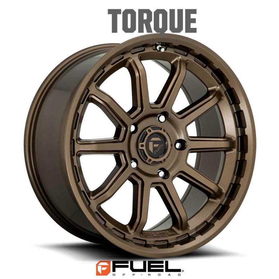 18y- ジープ ラングラー JL | ホイール TORQUE D690 マットブロンズ 5H