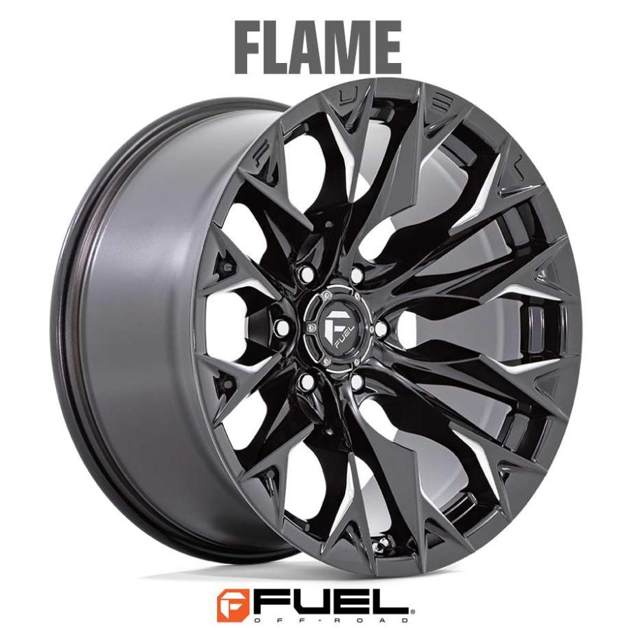 F150 ラプター | ホイール FLAME D803 グロスブラックミルド 6H-135