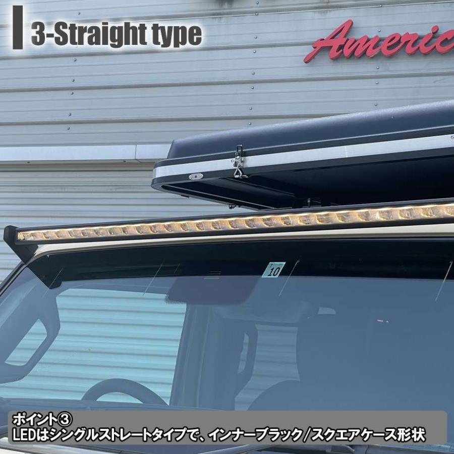 カリフォルニアマッドスター 52インチ LEDライトバー シングル/ストレート インナーブラックの画像