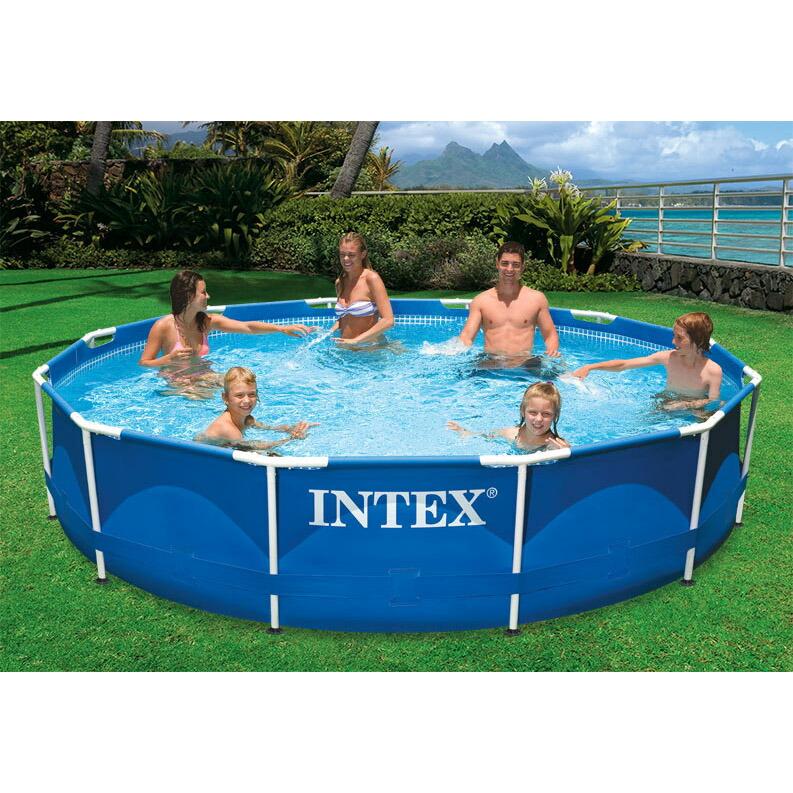 プール インテックス INTEX メタルフレームプール 12フィートcm30 