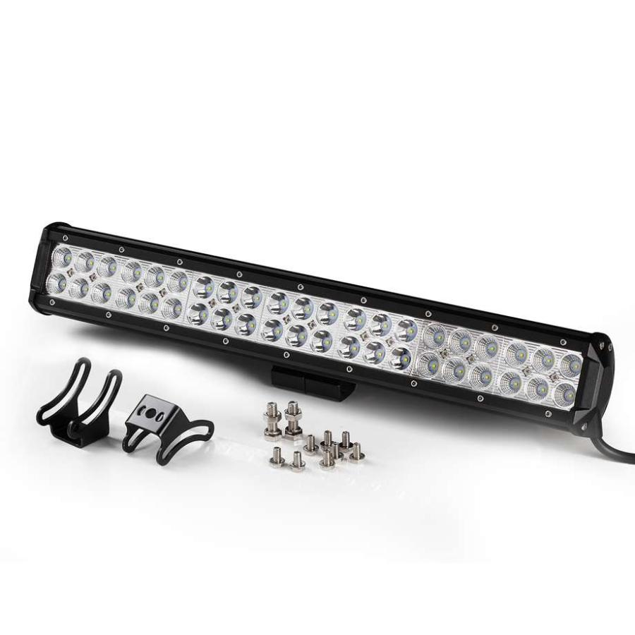 売り切り特価！】LED ストレートライトバー 20インチ 126W デュアル 