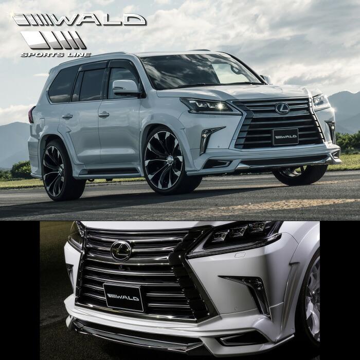 15y- レクサス LX570 WALD ヴァルド スポーツライン フロントバンパー