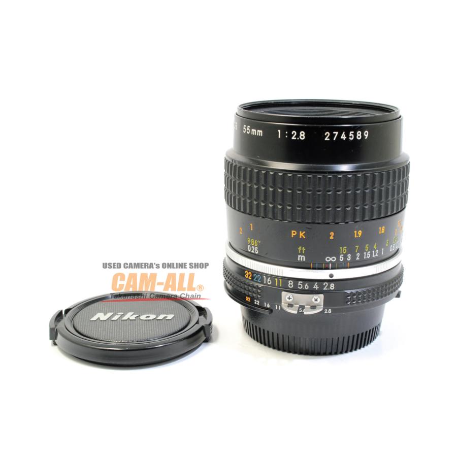ニコン（Nikon） 良品マイナス AiS 55mm F2.8 マイクロ : CAM-ALL