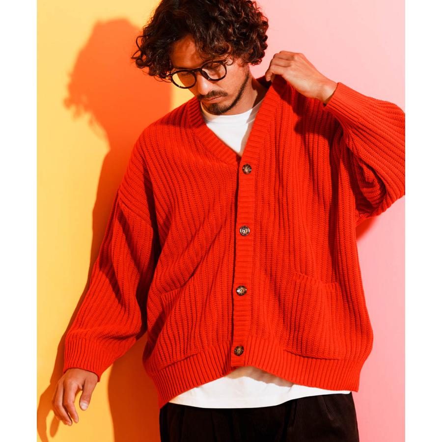 ANGENEHM(アンゲネーム)】AZEAMI Loose Knit Cardigan (MADE IN JAPAN
