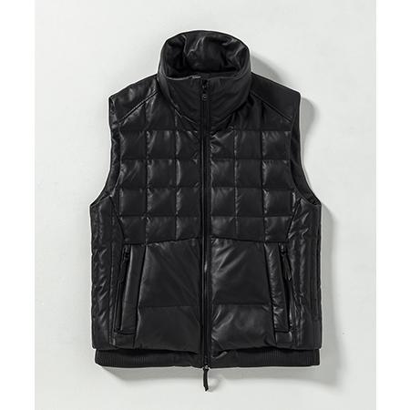 【C DIEM(カルペディエム)】Leather Square Quilt Down Vest ベスト(MSO-23108)｜cambio｜18