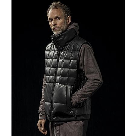 【C DIEM(カルペディエム)】Leather Square Quilt Down Vest ベスト(MSO-23108)｜cambio｜06