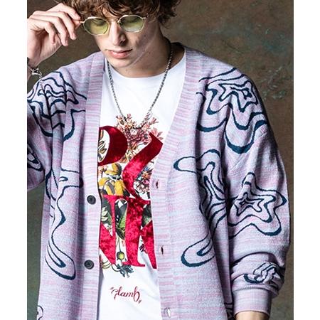 グラムAstro Sound Cardigan アストロサウンドカーディガン