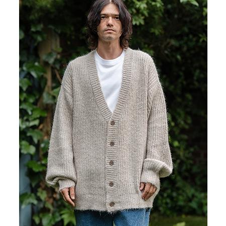 CAMBIO（カンビオ） 【】Shaggy Knit Oversized Cardigan ニット
