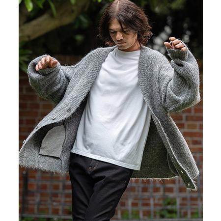 CAMBIO（カンビオ） 【】Shaggy Knit Oversized Cardigan ニット