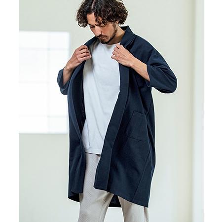 Magine（マージン） 【】Mini Waffle Seven Sleeve Long Cardigan
