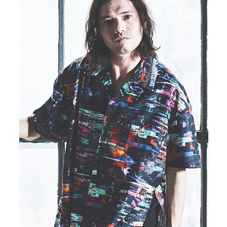 【NOISESCAPE(ノイズスケープ)】iroquois×NOISESCAPE Exclusive patterned shirts(neon art pattern) シャツ(nss062-3cd-ir)｜cambio｜02