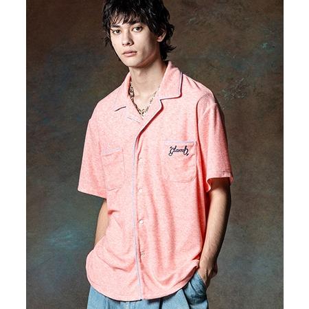 glamb（グラム） 【】Pile Bowling Shirt パイルボウリングシャツ