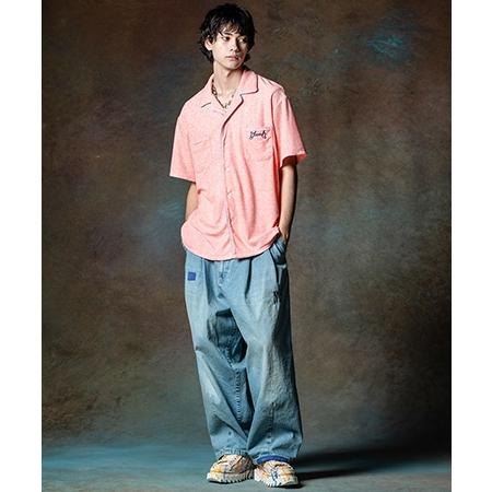 glamb（グラム） 【】Pile Bowling Shirt パイルボウリングシャツ