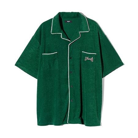 glamb（グラム） 【】Pile Bowling Shirt パイルボウリングシャツ