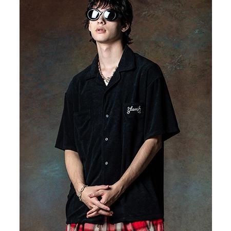 glamb（グラム） 【】Pile Bowling Shirt パイルボウリングシャツ