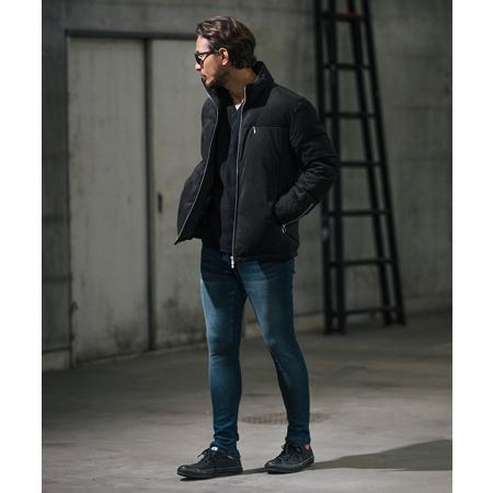 wjk 【wjk reluxe】synthetic suede leather Thinsulate rider jacket