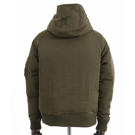 wjk 【wjk reluxe】washer nylon Thinsulate hooded MA-1 jacket