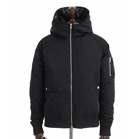 wjk 【wjk reluxe】washer nylon Thinsulate hooded MA-1 jacket