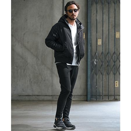 wjk 【wjk reluxe】washer nylon Thinsulate hooded MA-1 jacket