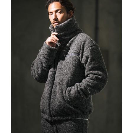 wjk reluxe 【wjk reluxe】wool pile volume neck Thinsulate blouson 