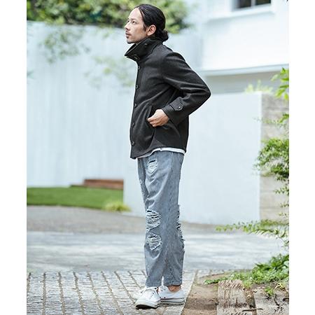 CAMBIO（カンビオ） 【】メルトンシングルPコート(CMB-R0091) : CAMBIO